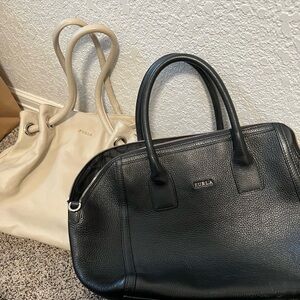 Furla Black Shoulder Bag